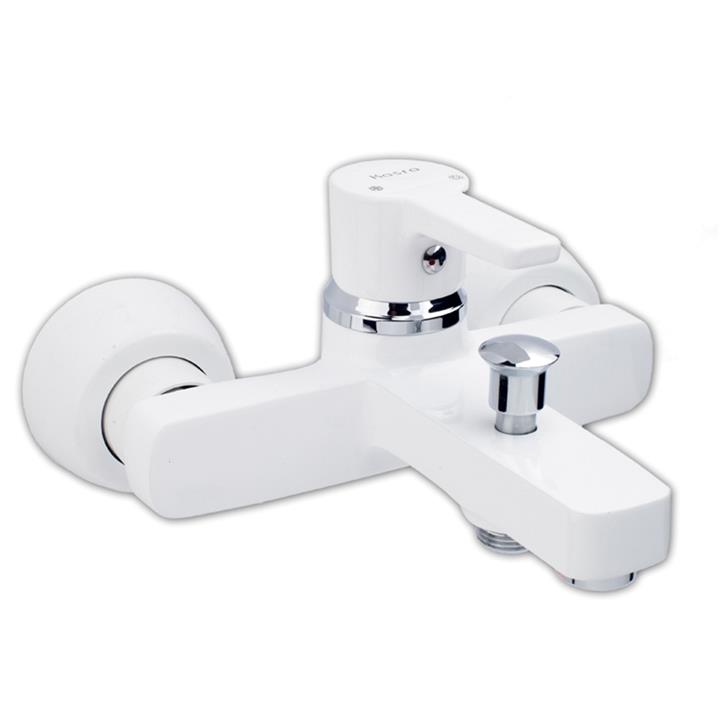 شیر حمام کسری مدل امگا سفید Kasra omega bath mixer